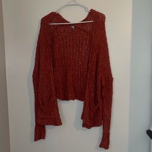 Burnt Orange Cardigan